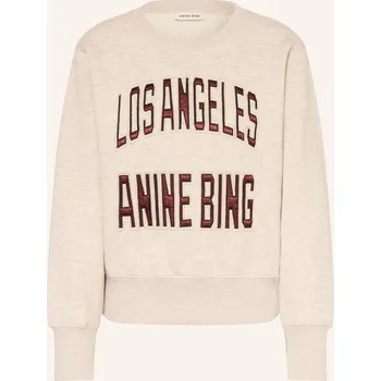 Dámská mikina Anine Bing Dámská Mikina Harry, béžová / tmavě červená, 40