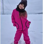 Yháček Softshellové kalhoty s beránkem Yháček, fuchsiová Velikost: 116