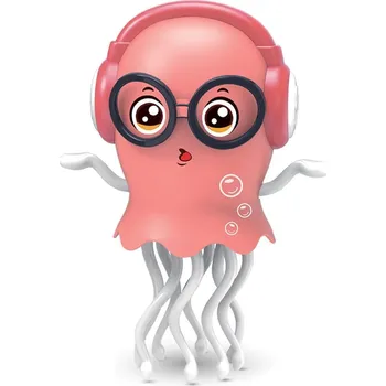 plyšák Magická tančící medúza se zvukem a světlem (20 cm) Barva: Růžová