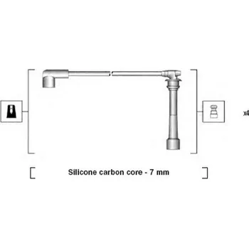 Autoelektrika Sada kabelů pro zapalování MAGNETI MARELLI 941295060878
