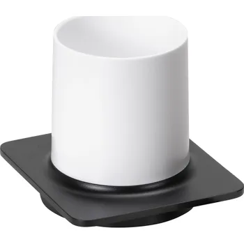 Držák na kartáček ORGANIC BLACK: Držák kartáčků