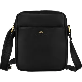 Pánská kožená crossbody Peterson 720 - černá