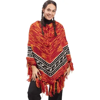 Dámské pončo Pončo HIMALAYAN oranžové