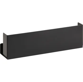 LIVING: Polička, 400 mm, vysoká, nerez, černá