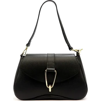 Kabelka Kožená kabelka Luka 24-031 černá