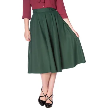 Dámská sukně Banned Retro sukně Di Di - Green Velikost: 3XL (UK 20)