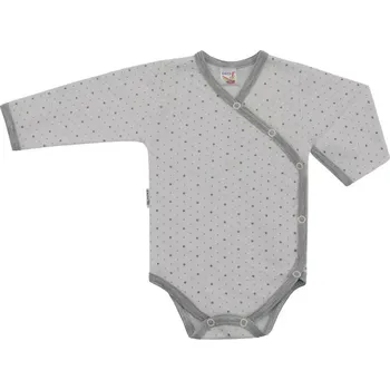 ESITO | Bodyčko zavinovací hvězdička Grey - šedá / 62