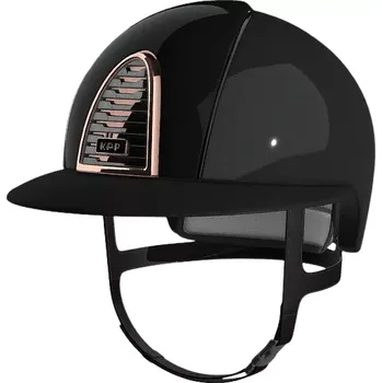 Jezdecká přilba Jezdecká přilba KEP Cromo 2.0 Shine Nero Swarovski Polo, černá, M