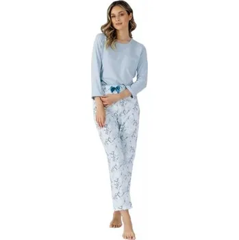 Dámské noční prádlo Dámské pyžamo Zaida 1483 LEVEZA mořská světlá XXL
