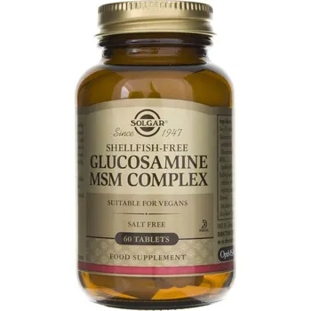 Kloubní výživa Solgar Glukosamin MSM komplex - 60 tablet