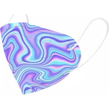 respirátor DARK Respirátor FFP2 / KN95 barevná maska - oil slick II. Velikost: 1 ks