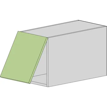 Kuchyňská skříňka Slevadoma Horní skříňka NS-30-AN Barva dvířek: antracit, Barva korpusu: dub kraft - bílý