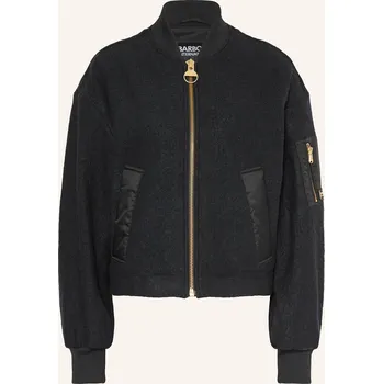 Dámský svetr Barbour International Dámský Pletený Blouson Monique, černá, 40