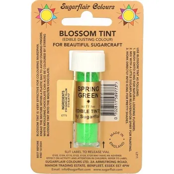 Jedlá prachová barva spring green 7ml - Sugarflair | Cukrářské potřeby