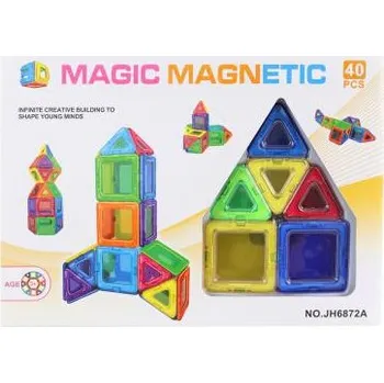 Magnetická stavebnice 40 ks