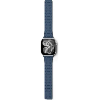 Chytré hodinky Epico Magnetic+ silikonový řemínek pro Apple Watch 42/41/40/38mm modrý Modrá
