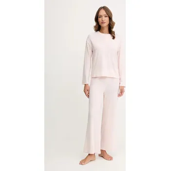 Dámské pyžamo Pyžamo Tommy Hilfiger dámské, růžová barva, UW0UW06077 03X, vel. M