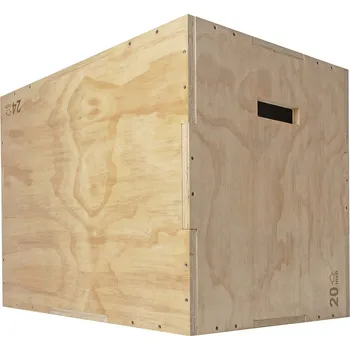 Úložný box VIRTUFIT Wooden Plyo Box 3 V 1 - Velká