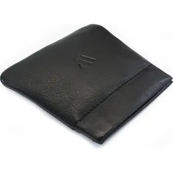 Peněženka Černá kožená kapsa na mince Emery