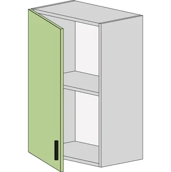 Kuchyňská linka Slevadoma Horní skříňka W-50-V MDF Barva dvířek: dub tacho, Barva korpusu: antracit