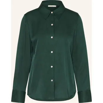 Dámská halenka Vince Dámská Saténová Halenka, tmavě zelená, 38