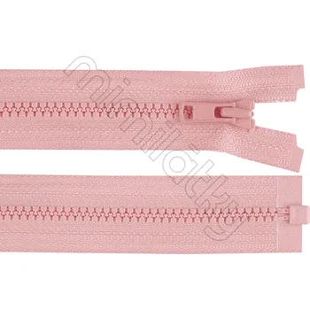Zip Zip kostěný dělitelný VISLON® No 3 růžová sv. 50 cm YKK