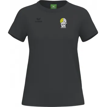 Dámské tričko ERIMA TRIKO VK KARLOVARSKO CMPT 143 DÁMSKÉ - Černá - velikost 44