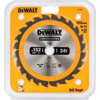 Pilový kotouč DeWALT Pilový kotouč na dřevo 152 mm 24 zubů DT1930