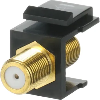 Elektronická součástka ABB ZONI 2CKA000230A0494 F-KONEKTOR (KEYSTONE), ČERNÁ