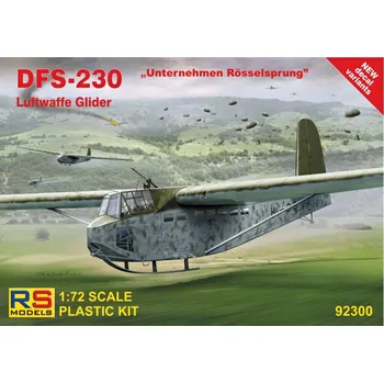 Plastikový model RS models 1/72 DFS-230 'Untern. Rösselsprung' (4x camo)