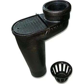 kanalizace Brokomat-sml BROKOMAT SML lapač střešních splavenin DN125, s košem, litina, černá