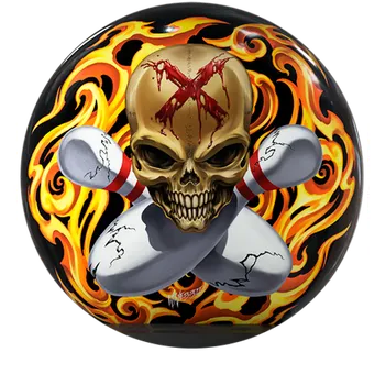Bowlingová koule SKULL & CROSSPINS BALL 12 LBS