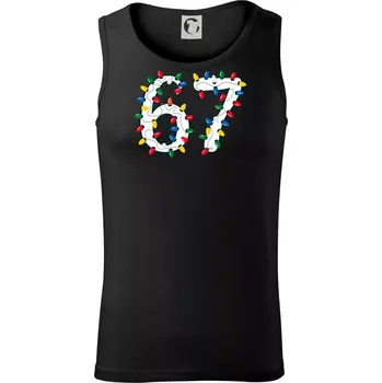 67 vánoční osvětlení - Tílko pánské Core - XL ( Černá )