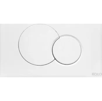 WC sada Kolo Eclipse 2 ovládací tlačítko pro 2 množství splachování, bílé