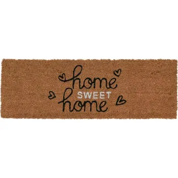 Rohožka Kokosová rohožka HOME SWEET 75x25 cm hnědá