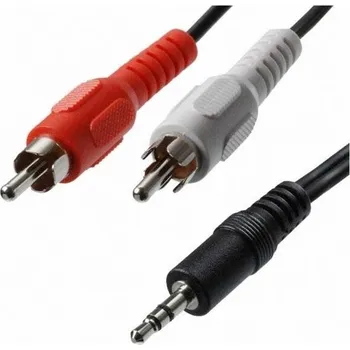 Audio kabel AQ Audio 3,5 mm jack na 2x RCA konektor, M/M, 5 m (xaqca42050)