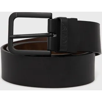 Módní doplněk Oboustranný kožený pásek Levi's 38018.0021 černá 99X, vel. 90