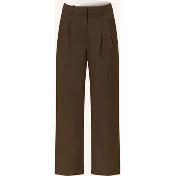 Selected Femme Dámské Kalhoty Marlene, tmavě hnědá, 36