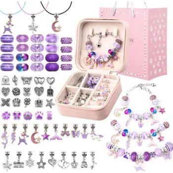 Mobilní telefon LIVEFY | Livefy Princess sada na výrobu šperků, růžová / fialová