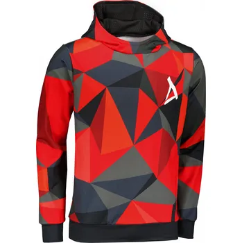 Pánské oblečení Pánská mikina premium ALTISPORT VOJ/ALM007MI01 ČERVENÁ XXXL