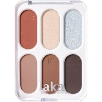Oční stíny Laka Forever6 Eye Palette paletka očních stínů odstín 01 Beginning 7 g
