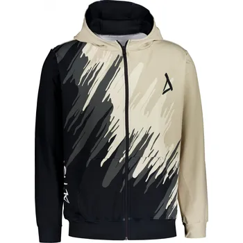 Pánská mikina Pánská mikina na zip premium ALTISPORT VOJ/ALM006MI02 ČERNOHNĚDÁ XL