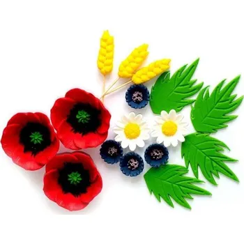 Cukrová figurka luční květy - K Decor | Skvělé pro Váš domácí dort