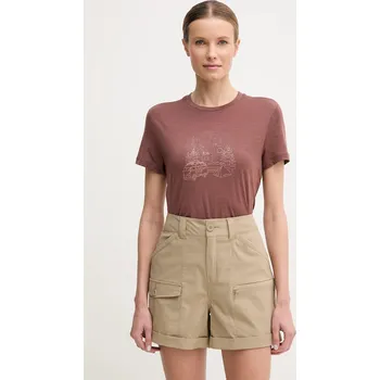 Sportovní triko Icebreaker Merino 150 Tech Lite III Van Camp hnědá barva, IB0A575V0B11 88X, vel. XL