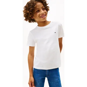 Chlapecké oblečení Dětské bavlněné tričko Tommy Hilfiger KB0KB09646.74.122.9BYA bílá 00X, vel. 86