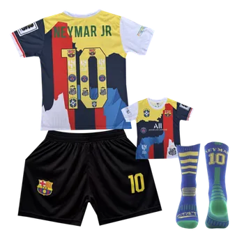 Numberoplus Premium dětský fotbalový dres + fotbalové ponožky Neymar.JR10 Velikost: 8-let.(vel.122)
