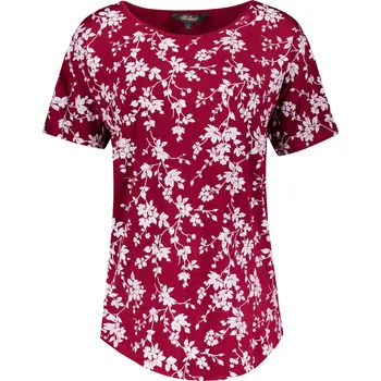 Dámské tričko Dámské triko ALTISPORT GYLDA VÍNOVÁ 4XL