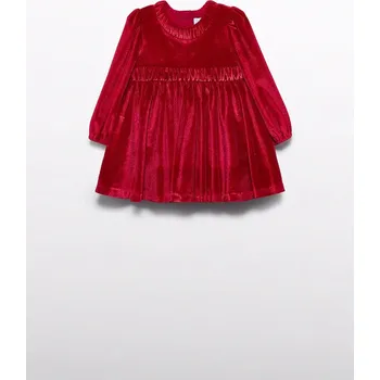 Dívčí šaty Kojenecké velurové šaty Abel&Lula 5508.10.Baby.9BYA červená 33X, vel. 92