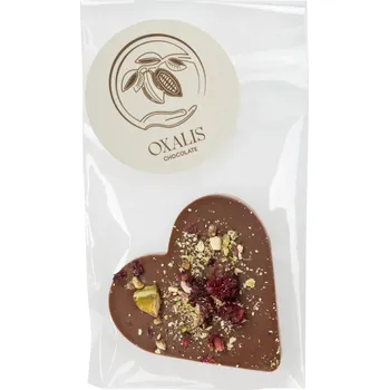 Čokoláda Čokoládové srdíčko - mléčná čokoláda, 25 g