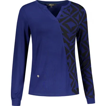 Dámské triko KIXMI VIVIANE TMAVĚ MODRÁ XXL